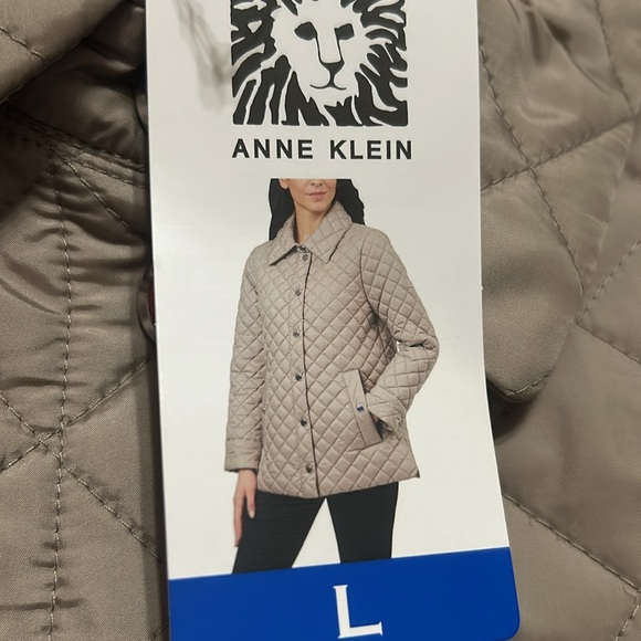 Anne Klein Women’s Quilted Jacket Tan  Sizes L NWT - Picture 1 of 8